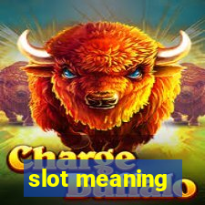 slot meaning