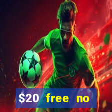 $20 free no deposit casino us