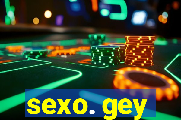 sexo. gey