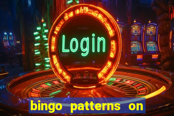 bingo patterns on slot machines