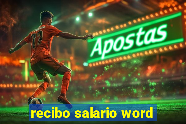 recibo salario word