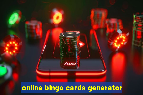 online bingo cards generator