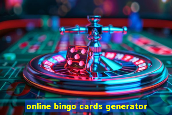 online bingo cards generator