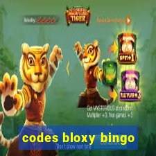 codes bloxy bingo