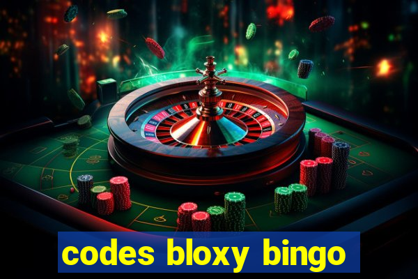 codes bloxy bingo