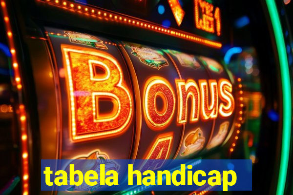 tabela handicap