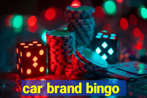 car brand bingo