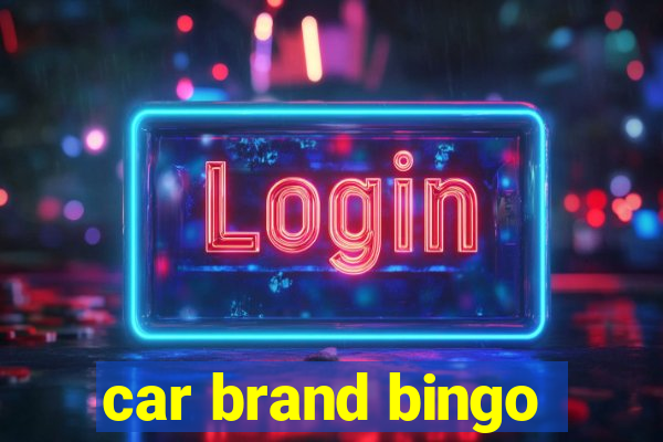 car brand bingo