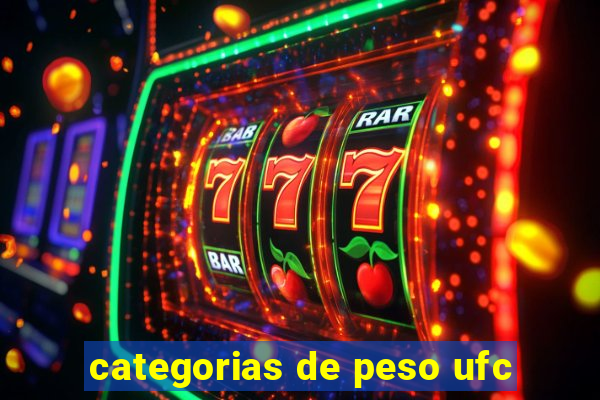 categorias de peso ufc