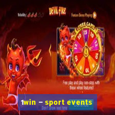 1win – sport events