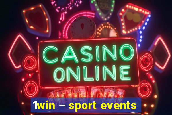 1win – sport events