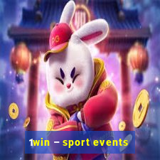 1win – sport events