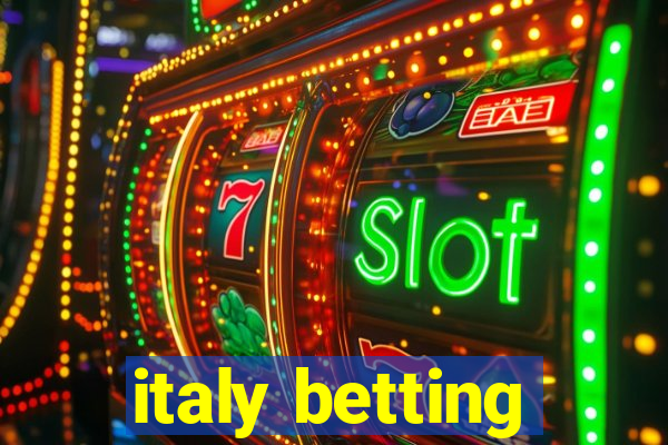 italy betting