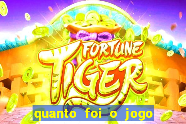 quanto foi o jogo do fluminense