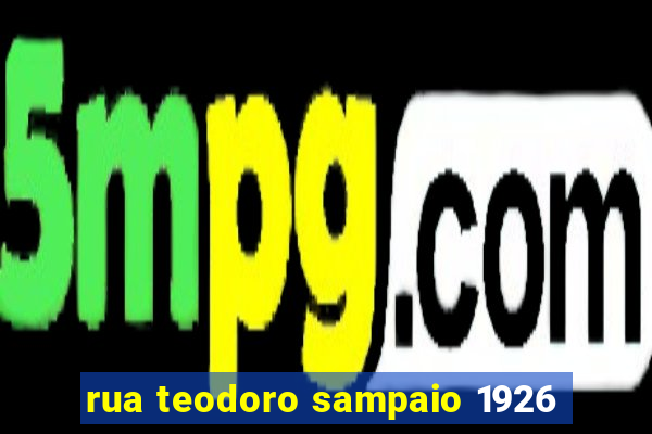 rua teodoro sampaio 1926