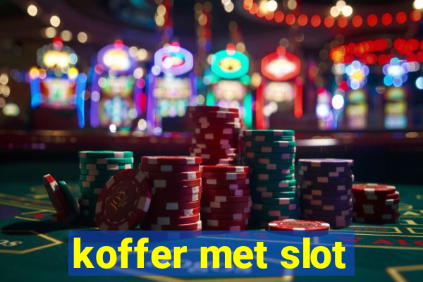 koffer met slot