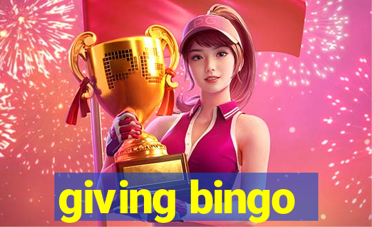 giving bingo