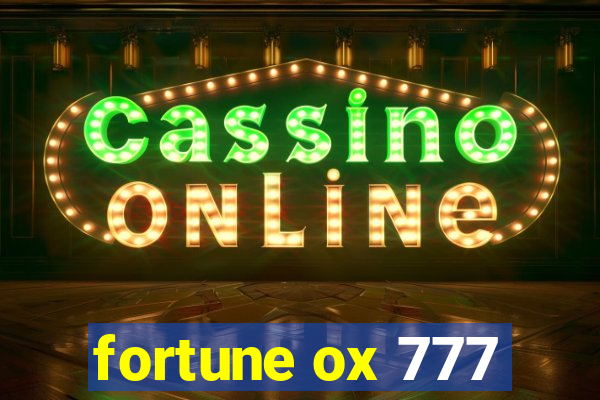 fortune ox 777