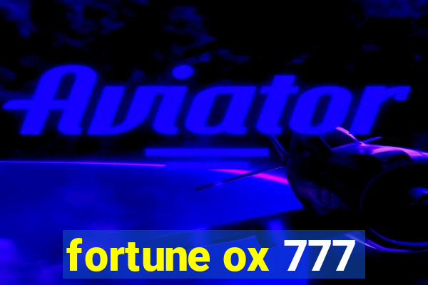 fortune ox 777