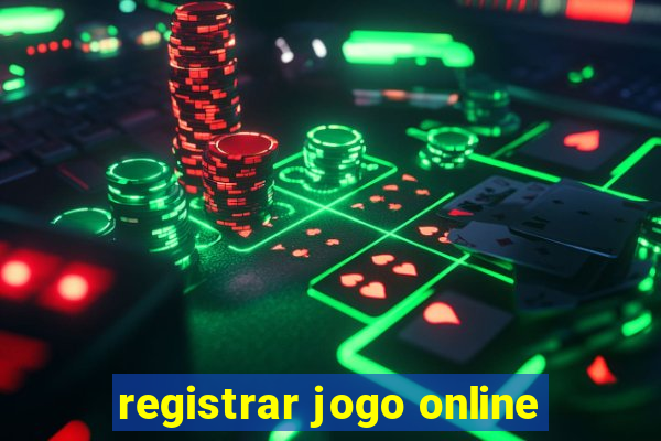 registrar jogo online