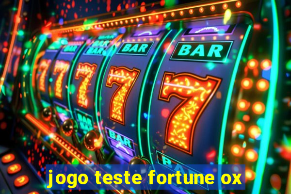 jogo teste fortune ox