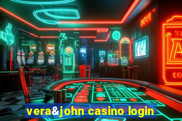 vera&john casino login