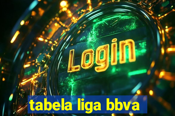 tabela liga bbva