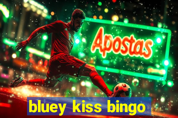 bluey kiss bingo