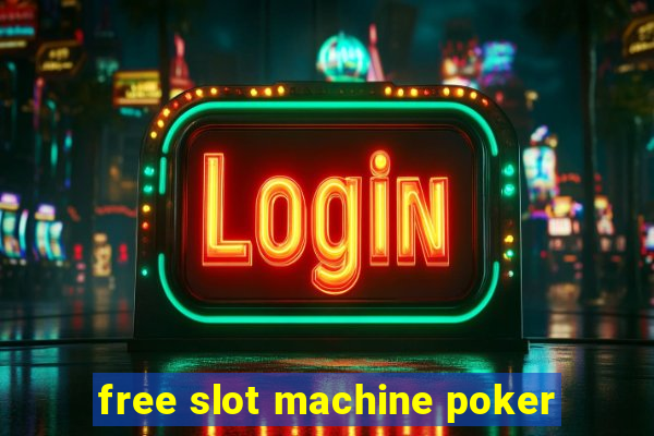 free slot machine poker