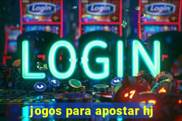 jogos para apostar hj