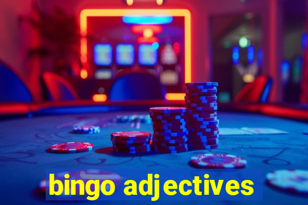 bingo adjectives