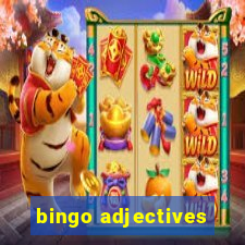 bingo adjectives