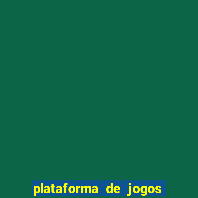 plataforma de jogos nova hoje