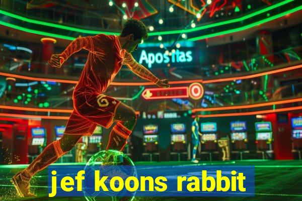 jef koons rabbit