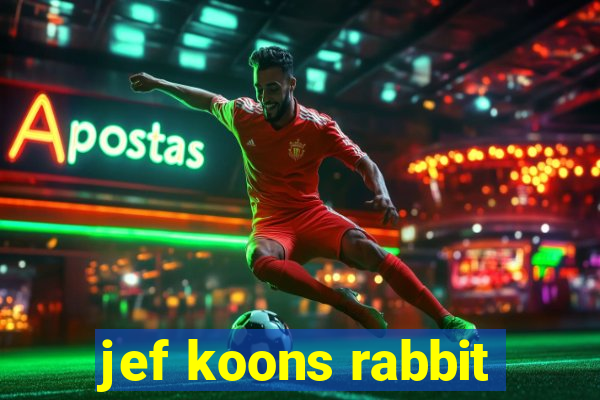 jef koons rabbit