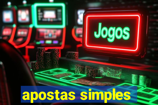 apostas simples