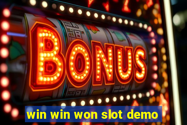 win win won slot demo