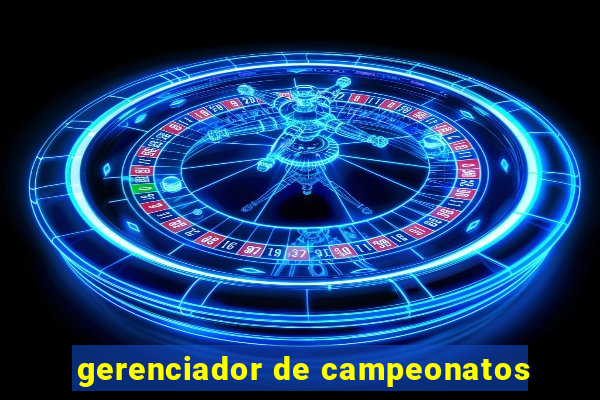 gerenciador de campeonatos