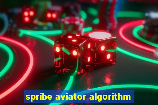 spribe aviator algorithm