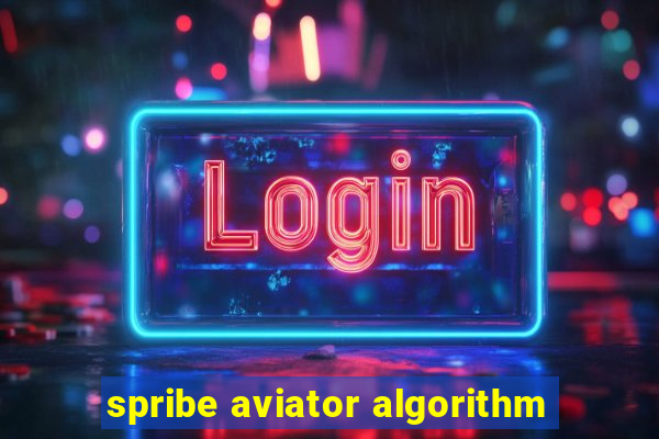 spribe aviator algorithm