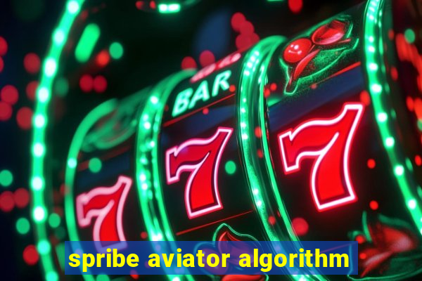 spribe aviator algorithm