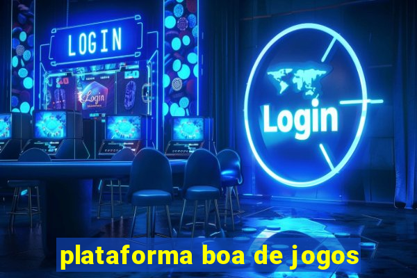 plataforma boa de jogos