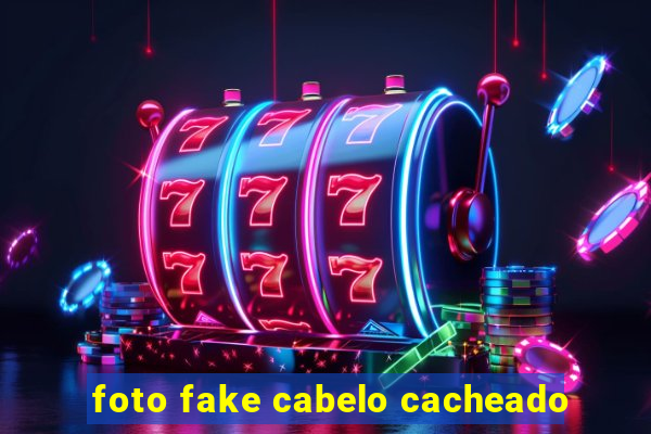 foto fake cabelo cacheado