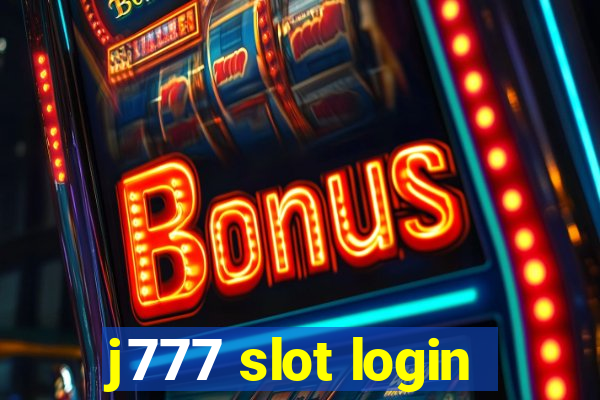 j777 slot login