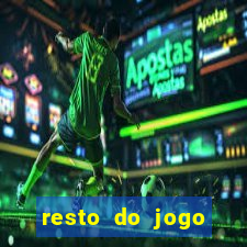 resto do jogo placar atual