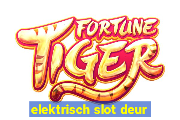 elektrisch slot deur