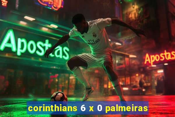 corinthians 6 x 0 palmeiras