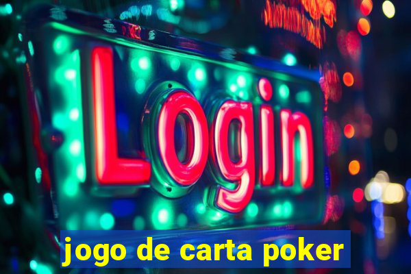 jogo de carta poker