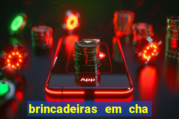 brincadeiras em cha de bebe