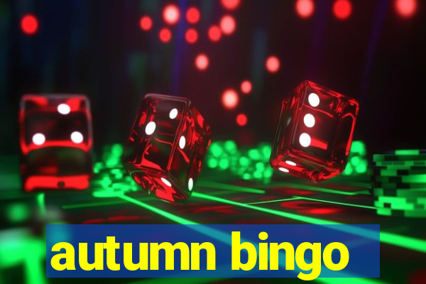 autumn bingo